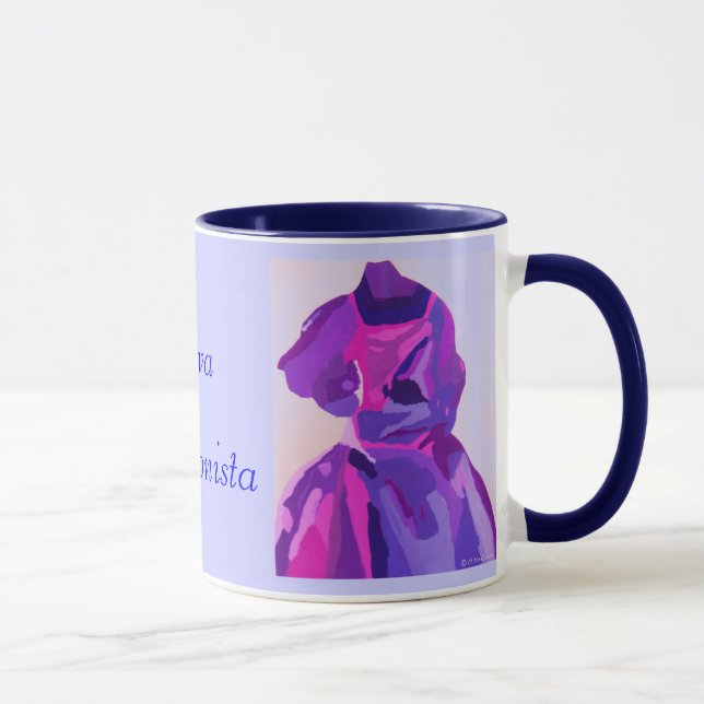 Mug Diva Fashionista En Bleu (Droite)