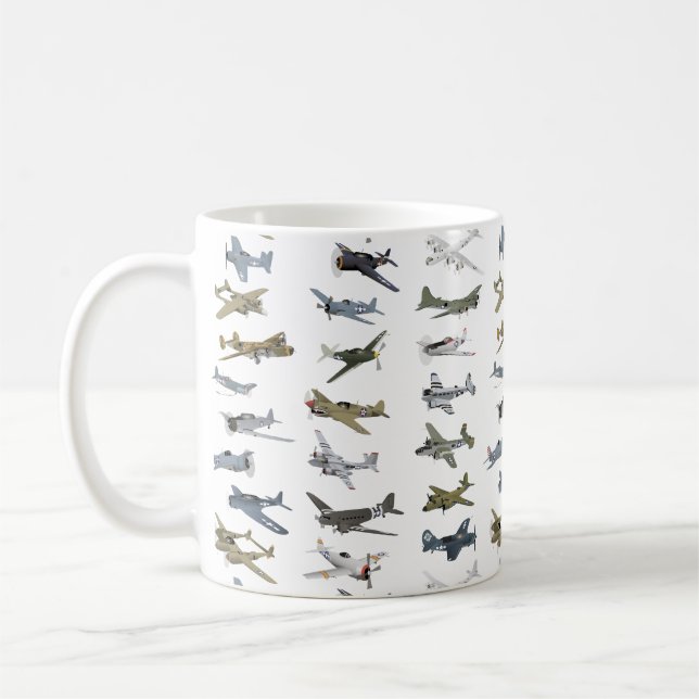 Mug Divers avions 2ÈME GUERRE MONDIALE américains (Gauche)
