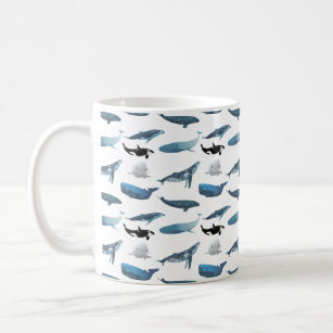 Mug Diverses baleines