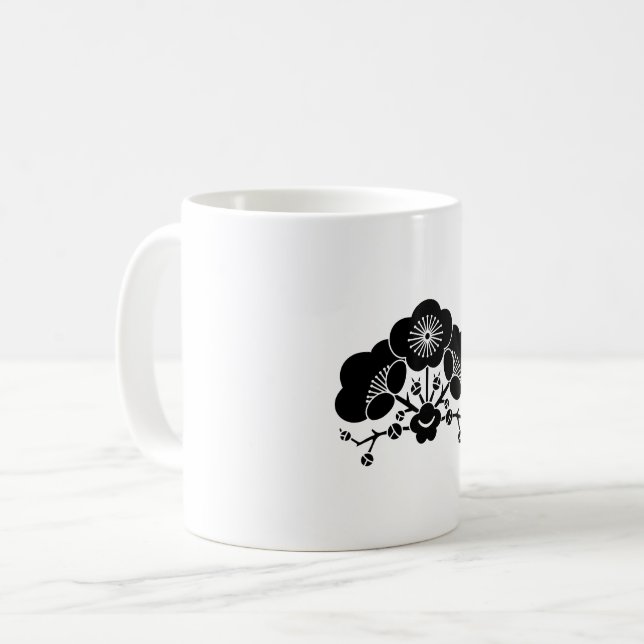Mug Diverses fleurs de prunes (Devant gauche)