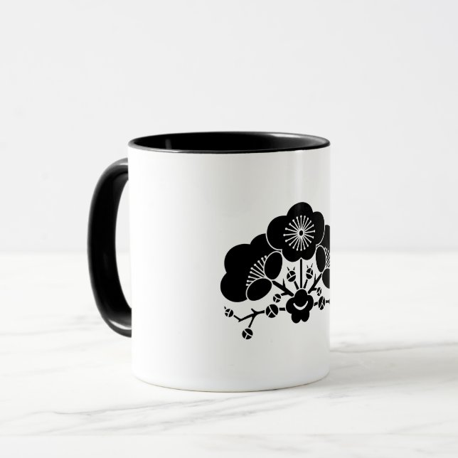 Mug Diverses fleurs de prunes (Devant gauche)