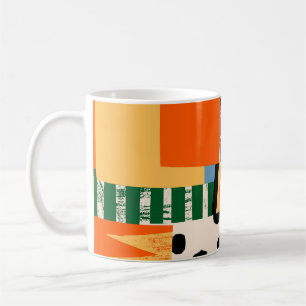 Mug Diverses formes : conception transparente abstrait