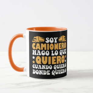 Mug Divertido Soy Camionero Hago Lo Que Quiero