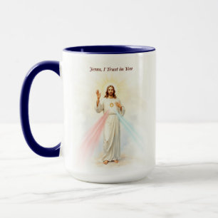 Mug Divine Miséricorde Jésus, je me confie en Toi Cath