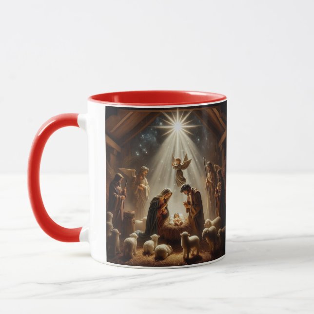 Mug Divine Nativity Scene (Gauche)