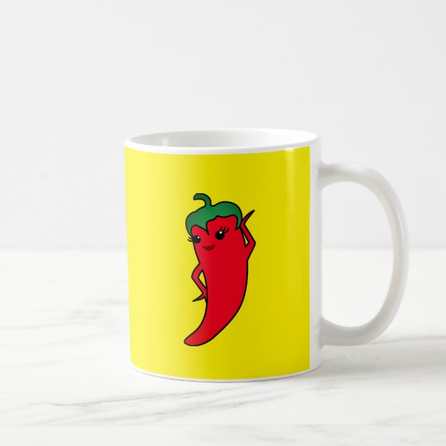 Mug Divine Piment Rouge Kawaii (Droite)