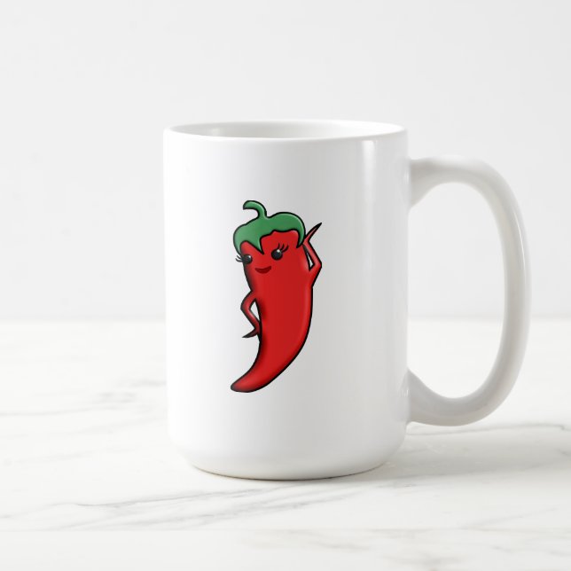 Mug Divine Poivron Rouge Kawaii (Droite)