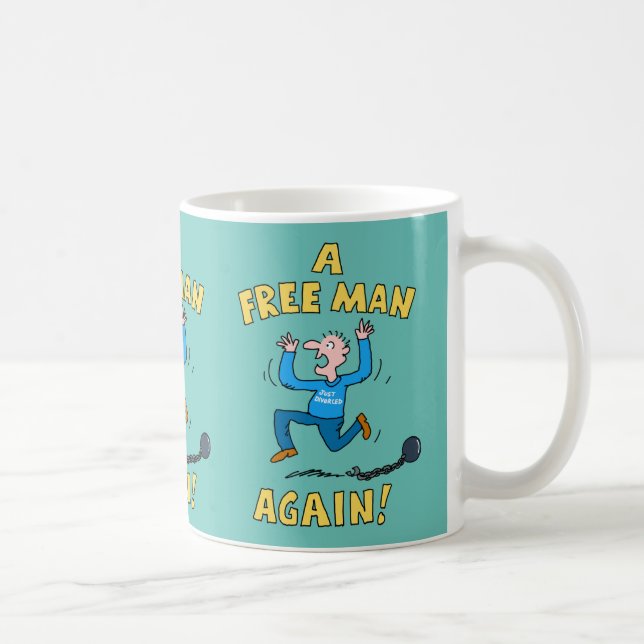Mug Divorcé. Encore Un Homme Libre. (Droite)