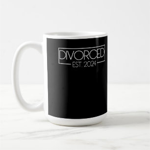 Mug Divorcé Est. 2024 Enfin Divorce Divorce Drôle