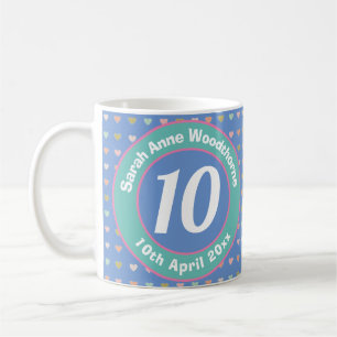 Mug Dix Ans. Anniversaire.