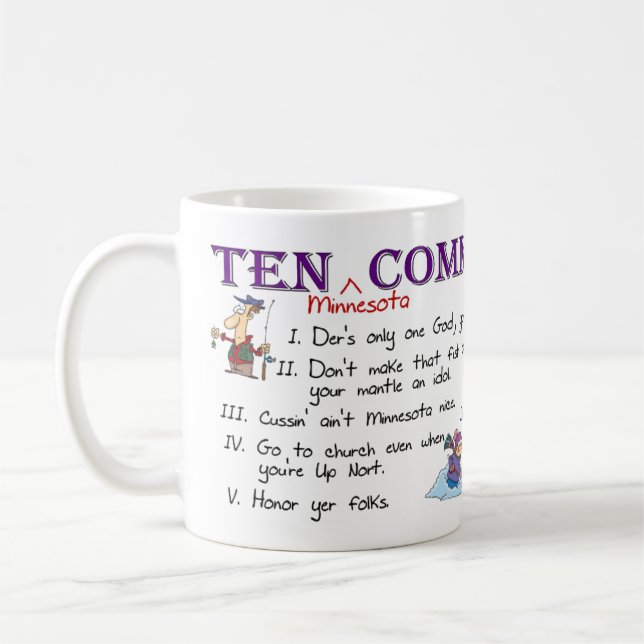 Mug Dix commandements du Minnesota (Gauche)