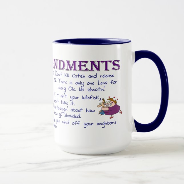 Mug Dix commandements du Minnesota (Droite)