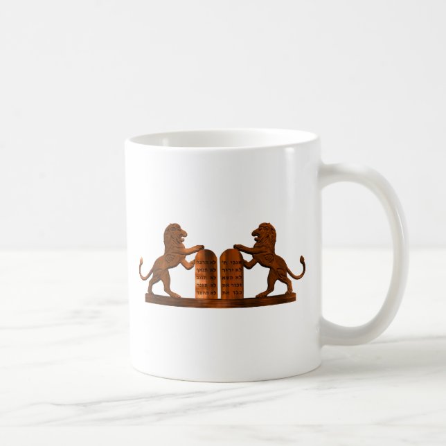 Mug Dix commandements et lions (Droite)