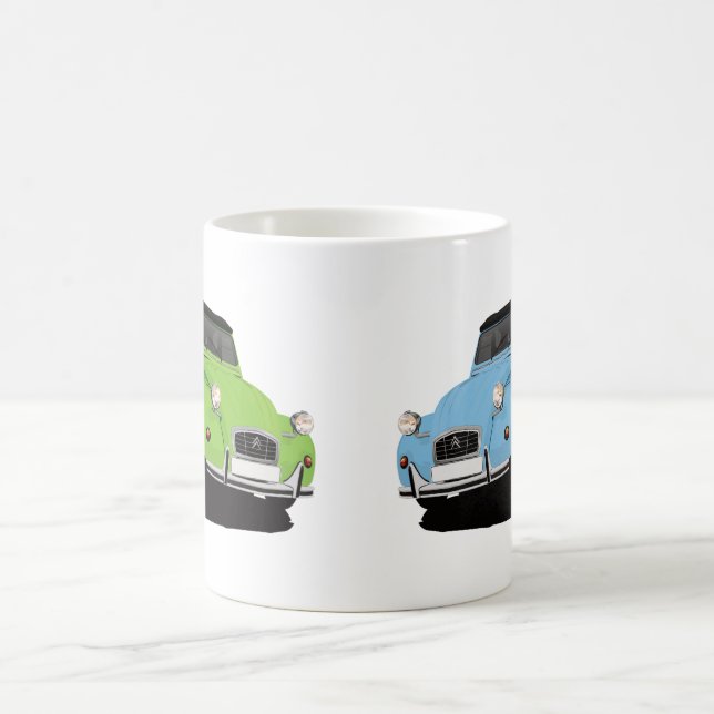 Mug DIY 2CV (deux chevaux) - (Centre)