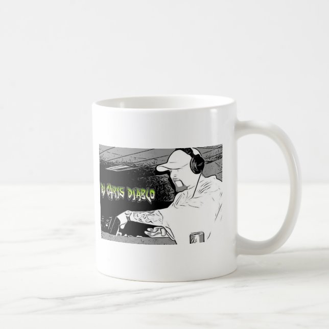 MUG DJ CHRIS DIABLO - LOGO DJ 4 (Droite)
