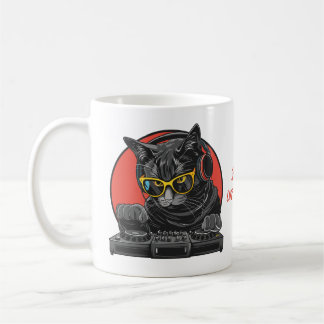 Mug DJ de chat cool