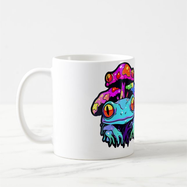Mug Dj Musique De Maison Champignon Psychedelique Edm (Gauche)