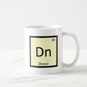Mug Dn - Chimie de la Table Périodique Symbole du Dîne