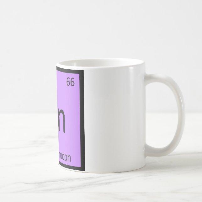 Mug Dn - Symbole chimique du dinosaure Dimorphodon (Droite)