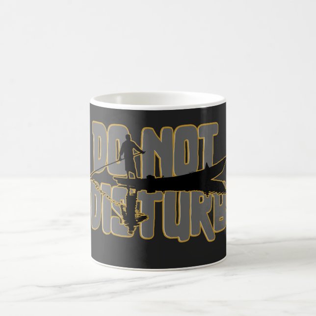 Mug Do Not Disturb – Peaceful Solitude Boat Design (Centre)
