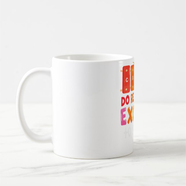 Mug Do Re Mi Fa Si Heureux De Vous Voir Professeur De  (Gauche)