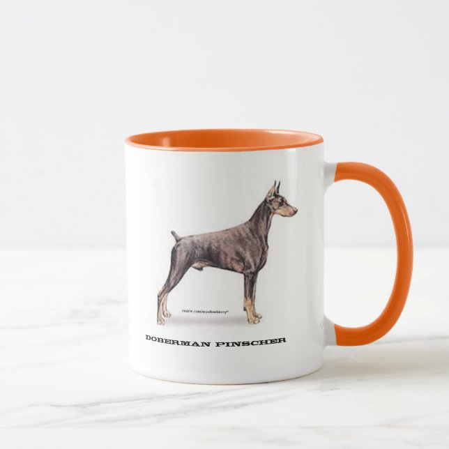 Mug Doberman Pinscher (Droite)