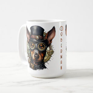 Mug Doberman Pinscher Chien Steampunk