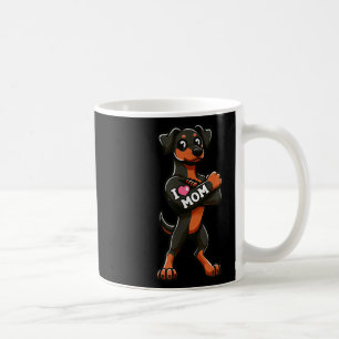 Mug Doberman Pinscher I Love Maman Funny Chien Tattoo