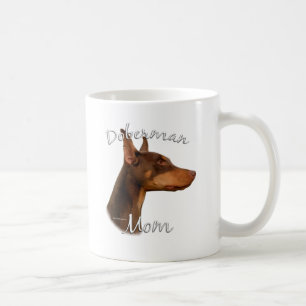 Mug Doberman Pinscher (rouge) Maman 2