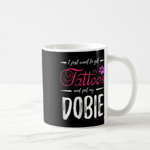 Mug Dobie Amoureux des chiens Tattoo Chemise Doberman 