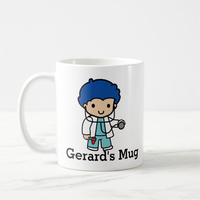 Mug Docteur avec stéthoscope (Gauche)
