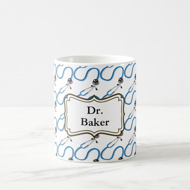 Mug Docteur Chirurgie Stethoscope Profession Médicale (Centre)