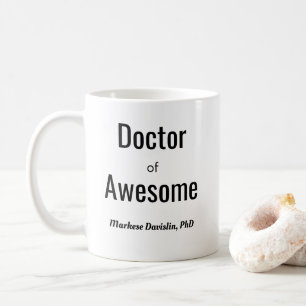 Mug Docteur de Awesome Nom PhD