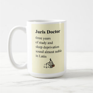 Mug Docteur de Juris - un poème pour l'obtention du