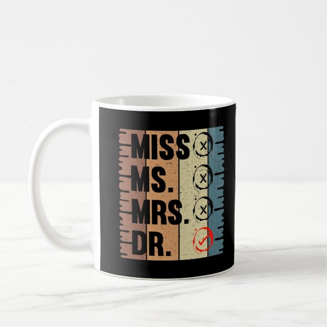 Mug Docteur Diplôme Santé Travailleur Médicale (Gauche)