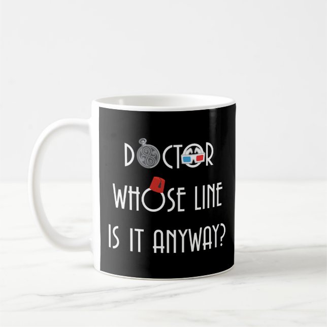 Mug Docteur Dont La Ligne Est De Toute Façon (Gauche)
