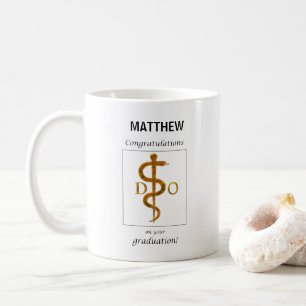 Mug Docteur en ostéopathie Diplôme Félicitations