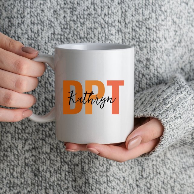 Mug Docteur En Thérapie Physique DPT Étudiant (Créateur téléchargé)