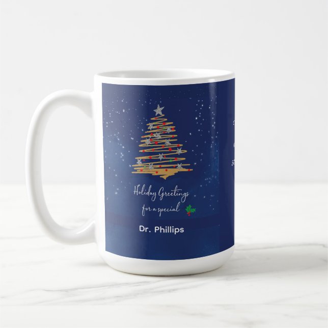 Mug Docteur Merci Holiday Votre Soin Rend La Saison Br (Gauche)