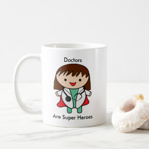 Mug Docteur Super Hero Girl Femme Personnaliser