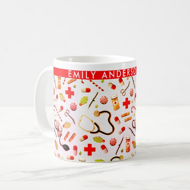 Mug Docteur Vacances (Devant gauche)