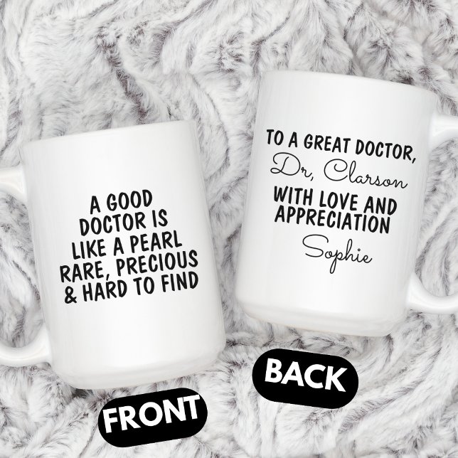 Mug Doctor Thank you Gift, Custom Doctor  (Créateur téléchargé)
