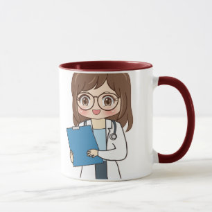 Mug Doctorat customisé Dr (Votre nom) Doctorat 5e