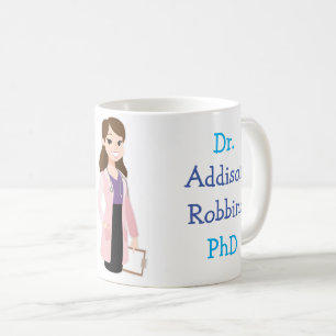 Mug Doctorat Customisé (Votre nom) pour la promotion