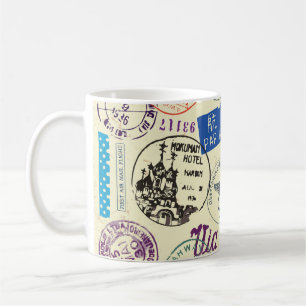 Mug Document vintage : Collection de jeux d'horodatage