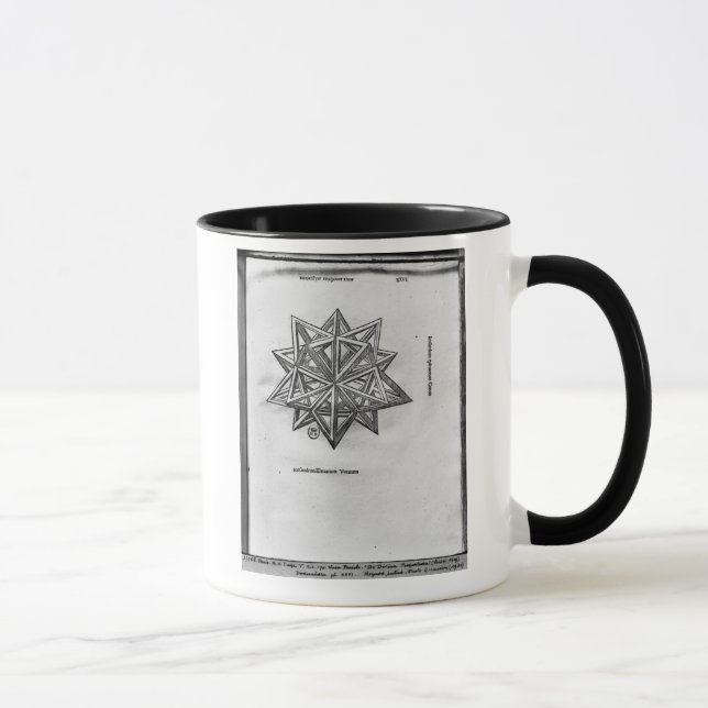 Mug Dodecahedron, de 'De Divina Proportione' (Droite)