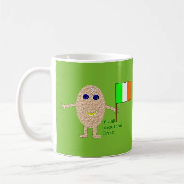 Mug d'oeuf irlandais patriotique (Gauche)