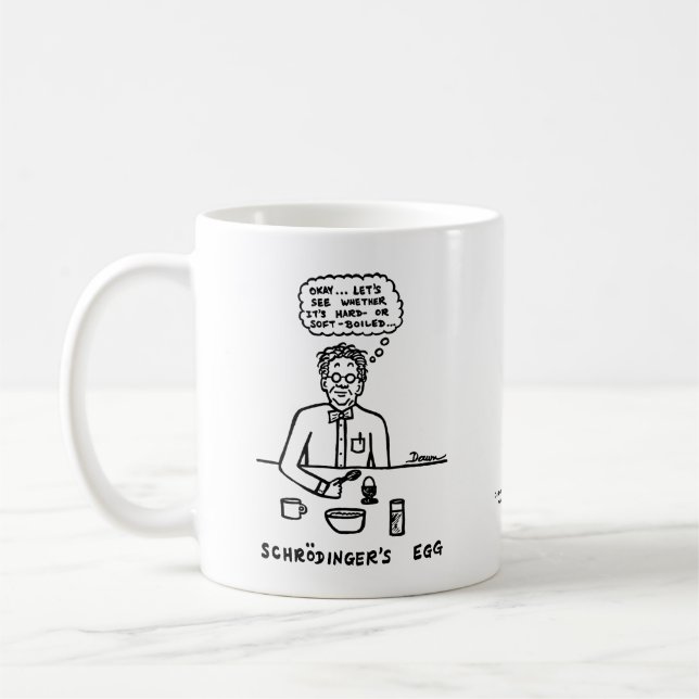 Mug d'oeufs de Schroedinger (Gauche)