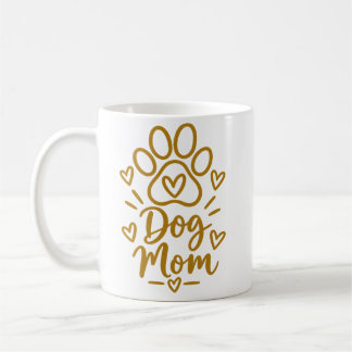 Mug Dog Mom Cute Paw Print Dog Lover Gift