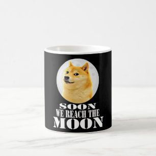 Mug Dogecoin Doge HODL à la lune Crypto Doge-1 mème
